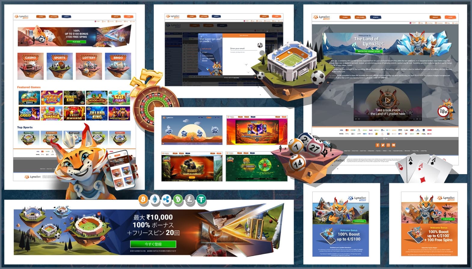 LynxBet iGaming platform showcase